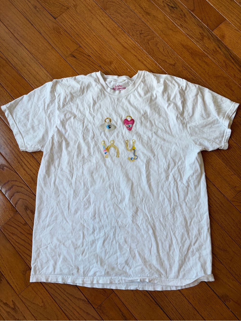 Susan Alexandra Rare White I Love NY T-Shirt